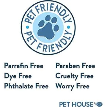 Pet House Candle - Vanilla Sandalwood for Odor Control
