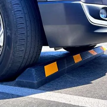 EasyGo Heavy Duty Parking Curb Stopper for Safe Parking