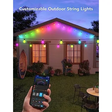 Govee Outdoor Smart String Lights H7015 for Vibrant Ambiance