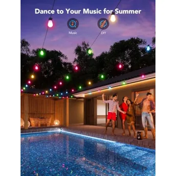 Govee Outdoor Smart String Lights H7015 for Vibrant Ambiance