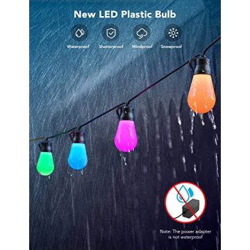 Govee Outdoor Smart String Lights H7015 for Vibrant Ambiance