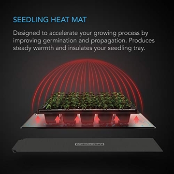 AC Infinity A7 Waterproof Seedling Heat Mat for Indoor Gardening