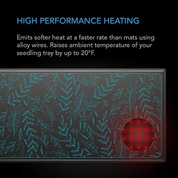 AC Infinity A7 Waterproof Seedling Heat Mat for Indoor Gardening