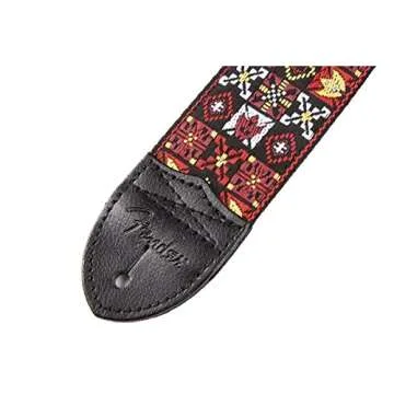 Fender 2-Inch Hootenanny Woven Strap, Red