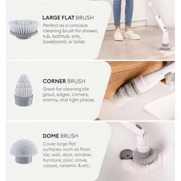 Powerful Cordless Scrubber for Effortless Cleaning in Home