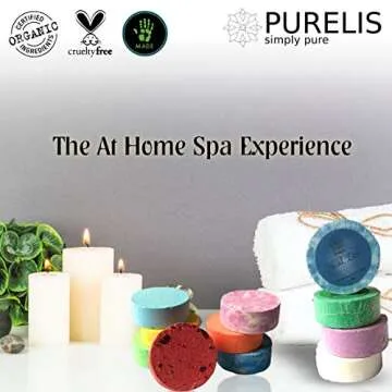 Shower Steamer Gift Set for Women and Men. Gift Box 12 Aromatherapy Shower and Bath Bombs Individually Wrapped. Organic Shower Steamer Tablets and Essential Oil Shower Bombs for Adults Teens and Kids