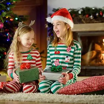 Whaline 26Pcs Fun Christmas Iron-On Patches for Crafts