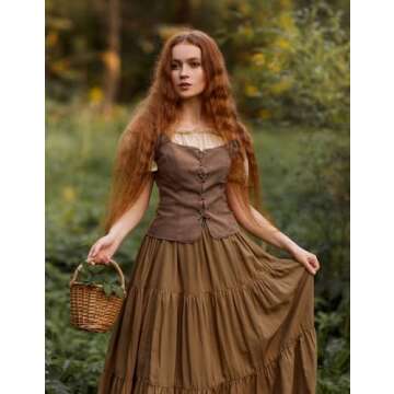 Scarlet Darkness Women's Pirate Vest for Gothic Style