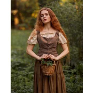 Scarlet Darkness Women's Pirate Vest for Gothic Style