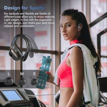 sajawass Wireless Bluetooth Earbuds - 75Hrs Playtime, Waterproof