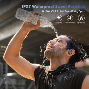 sajawass Wireless Bluetooth Earbuds - 75Hrs Playtime, Waterproof