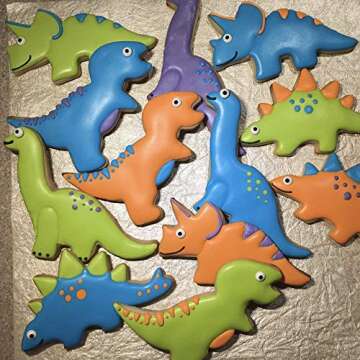 T-Rex Cookie Cutter, Tyrannasaurus Rex Dinosaur Cookie Cutters 4.75" Made in USA by Ann Clark
