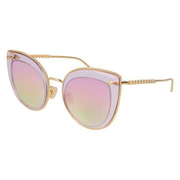 Boucheron Ladies Bc0044S 003 51 Sunglasses Purple (003/Purple/Pink), Purple (003/Purple/Pink), 51