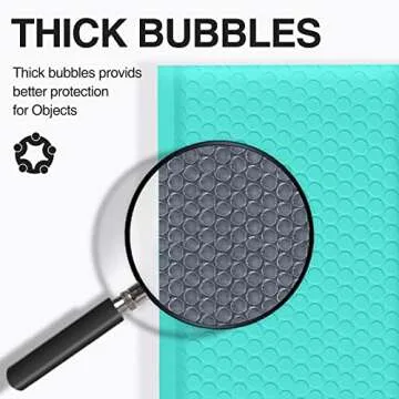 UCGOU Bubble Mailers 8.5x12 Inch Teal 25 Pack Usable Size 8.5x11 Poly Padded Envelopes #2 Medium Mailing Opaque Packaging Postal Self Seal Waterproof Boutique Shipping Bags for Clothes Makeup