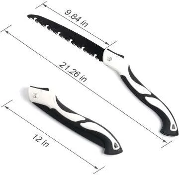 Folding 12" Hand Saw for Easy Tree Pruning