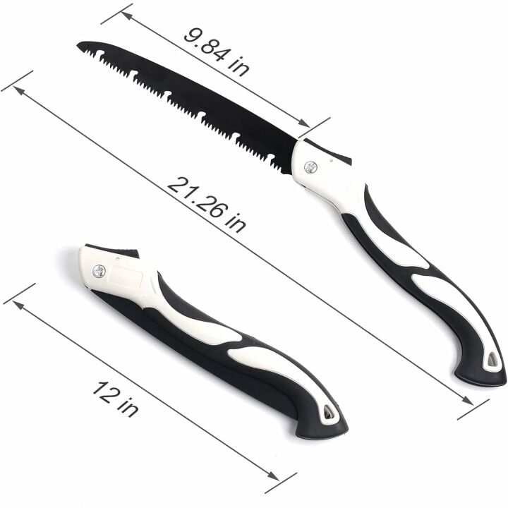 Folding 12" Hand Saw for Easy Tree Pruning