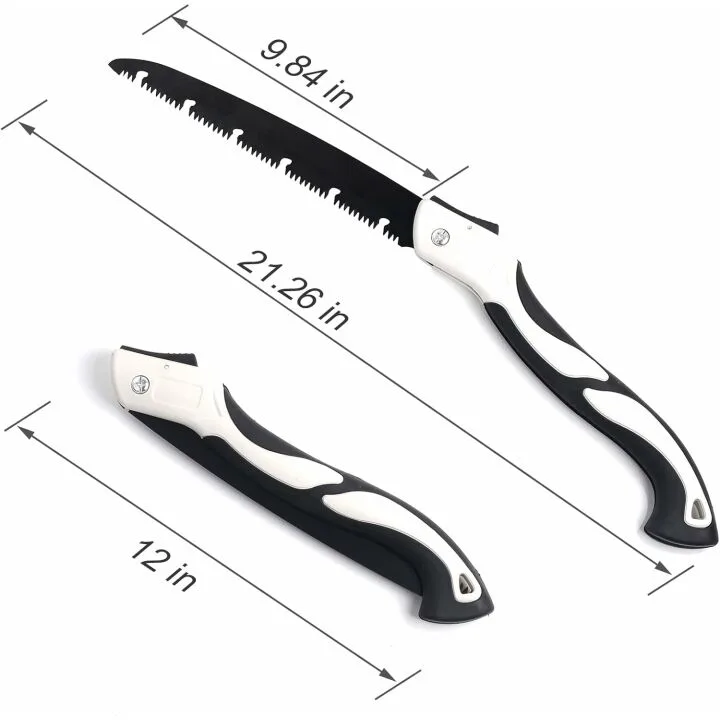 Folding 12" Hand Saw for Easy Tree Pruning