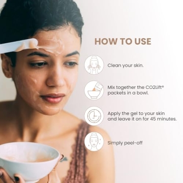 CO2Lift Carboxy Gel Mask for Hydrating Skin and Dark Circles Relief