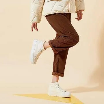 Waluzs Women's High Top Platform Sneakers for Ultimate Style