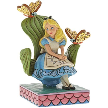 Enesco Disney Traditions by Jim Shore Alice in Wonderland Figurine, 5.43 Inch, Multicolor