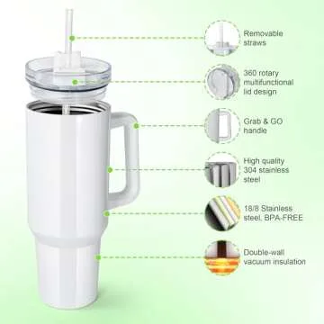 Sweet Grain 40 oz Glow In The Dark Tumblers for Sublimation