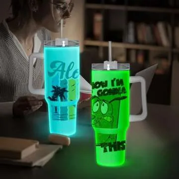 Sweet Grain 40 oz Glow In The Dark Tumblers for Sublimation