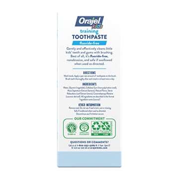 Orajel Kids CoComelon Training Toothpaste Fluoride-Free; #1 Pediatrician Recommended Fluoride-Free T...