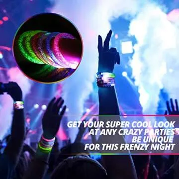 LED Glow Bracelets - Perfect Light Up Party Favor Set