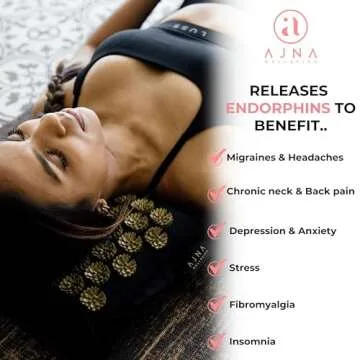 Ajna Acupressure Mat and Pillow Set for Natural Pain Relief
