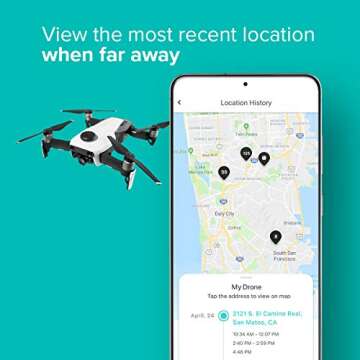 Tile Sticker (2020) 4-pack - Small, Adhesive Bluetooth Tracker, Item Locator and Finder for Remotes, Headphones, Gadgets and More