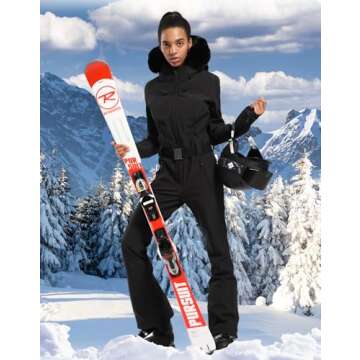 Stylish GSOU SNOW Women Ski Suit for Winter Sports