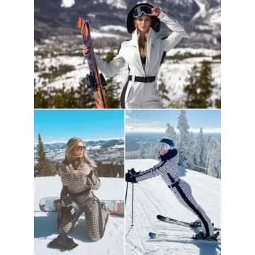 Stylish GSOU SNOW Women Ski Suit for Winter Sports