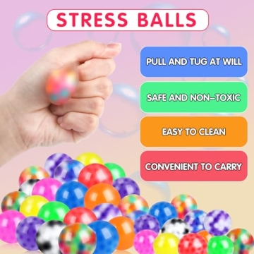 VISCOO 48 Pack Stress Balls for Ultimate Fun and Relief