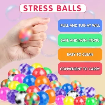 VISCOO 48 Pack Stress Balls for Ultimate Fun and Relief
