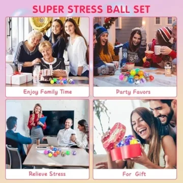 VISCOO 48 Pack Stress Balls for Ultimate Fun and Relief