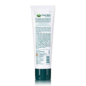 Himalaya Botanique Kids Toothpaste, Cool Mint, Fluoride-Free, Gentle, No Artificial Colors, SLS Free...