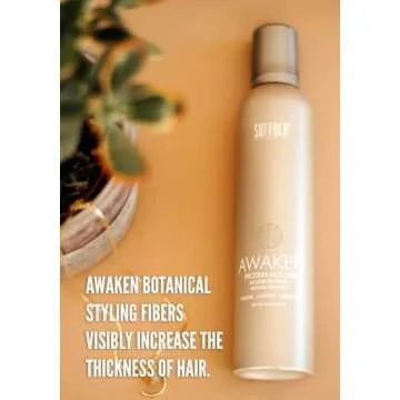 Surface Hair Awaken Mousse: Color Safe, Volumizing, Firm Hold Hair Mousse to Thicken Hair, Sulfate-Free, Paraben-Free, 8.8 oz