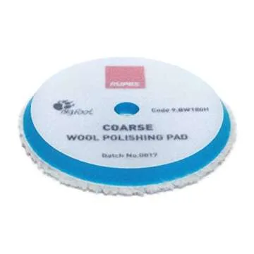 RUPES 6.75" Blue COARSE Wool POLISHING PAD - Max Cutting Power