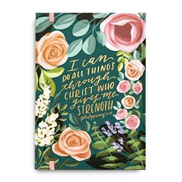 Loveall Design Co. Ally Theme, Hardback Journal, Cloth Bound Journal, Scripture Journal, Faith-Based...