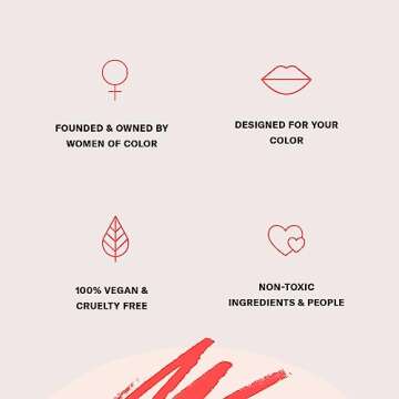 The Lip Bar - Nonstop Liquid Matte Lipstick, Hot Mama (Deep Rich Brown) - High Pigment - One Swipe - Long Lasting - Jojoba Oil & Vitamin E - Vegan & Cruelty Free - Makeup & Cosmetics - .24 fl oz