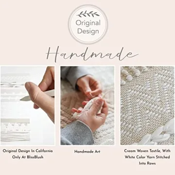 BlissBlush Boho Decorative Throw Pillow Cover 20x20