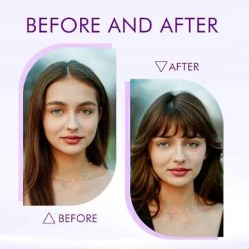 ELEFOCUS Clip in Bangs 100% Human Hair Extensions for Women