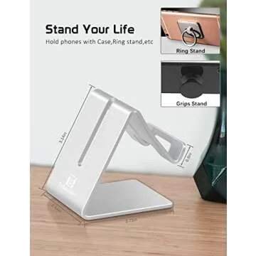 ToBeoneer Aluminum Desktop Phone Stand - Universal Holder