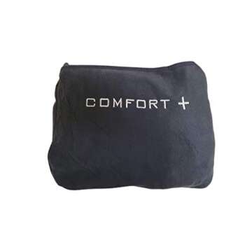 ComfortPlus 3-in-1 Premium Travel Blanket (Charcoal)