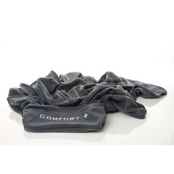 ComfortPlus 3-in-1 Premium Travel Blanket (Charcoal)