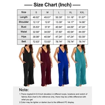 Sucolan Rompers for Women Summer Sleeveless Jumpsuit V Neck Capri Rompers for Women…