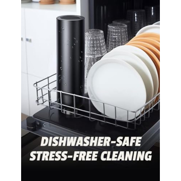 AINOPE 24 oz Smart Insulated Water Bottle with Phone Holder