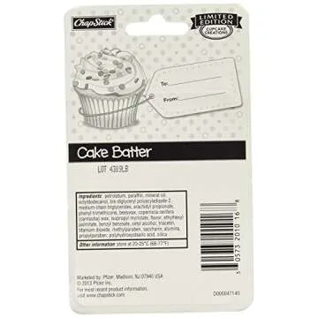Chap Stick Lip Care - Cake Batter Flavor - 3 Count Pack