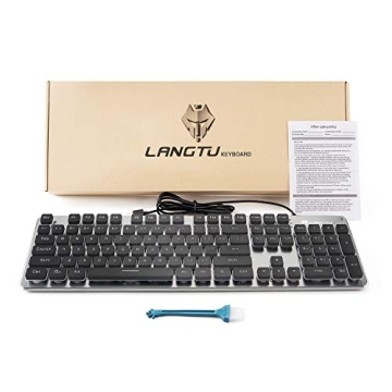 LANGTU Membrane Gaming Keyboard with Colorful LED Backlight