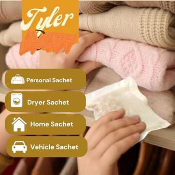 Tyler Glam Wash Laundry Detergent, Diva, Liquid, 64 Fl Oz HE Safe w/Dryer Sachet Pouch !!